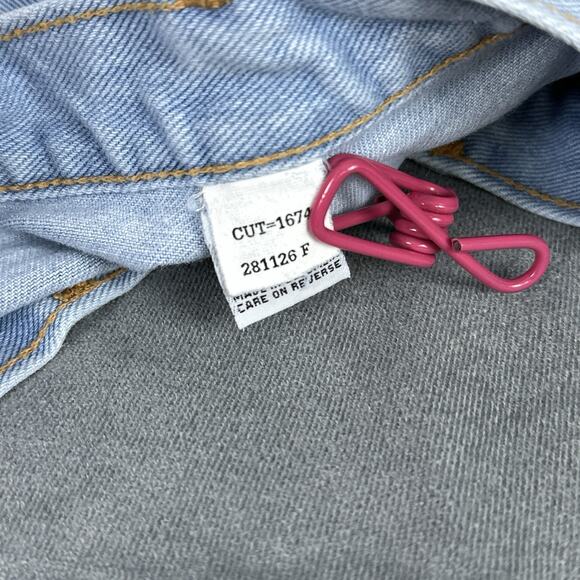 Vintage Zena Jean Shorts Women's Size 14 Denim Patchwork High Waist Mom Cotton - Picture 10 of 13